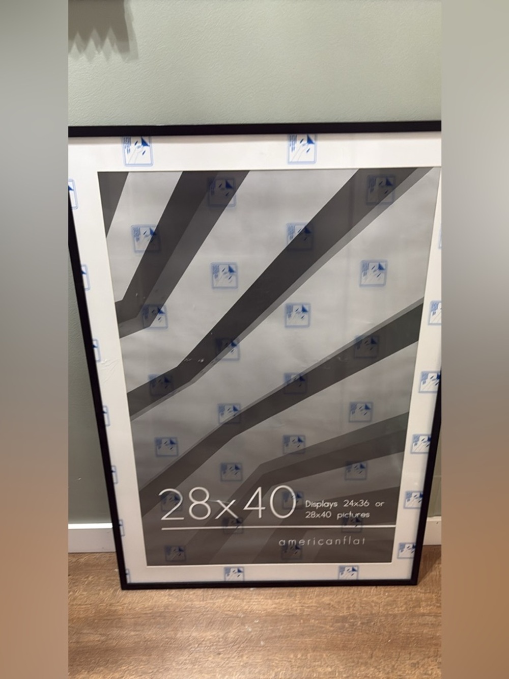 28x40 Black Framed Poster Frame